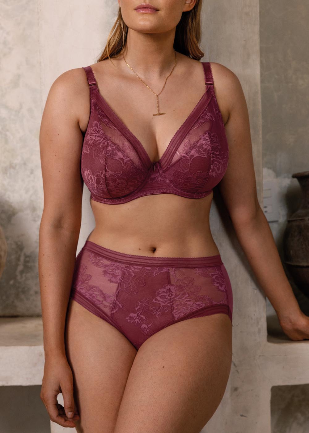 Soutien-Gorge Embotant Plunge  Armatures Fantasie Rosewood